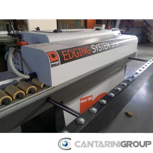 Automatic edge bander for straight panels