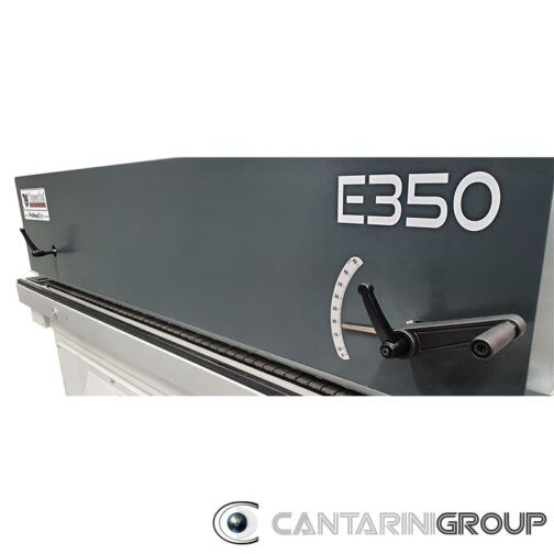 E350 PRESSORE A MANIGLIE Bordatrice automatica con vasca a colla termofusibile E350